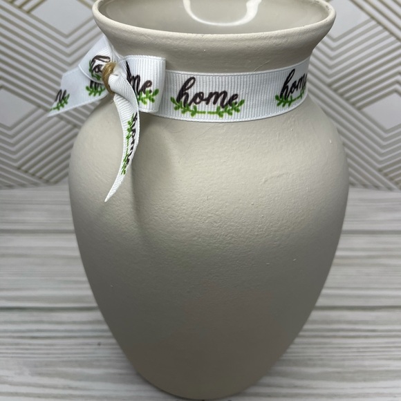 Hand painted glass vase - Picture 6 of 10